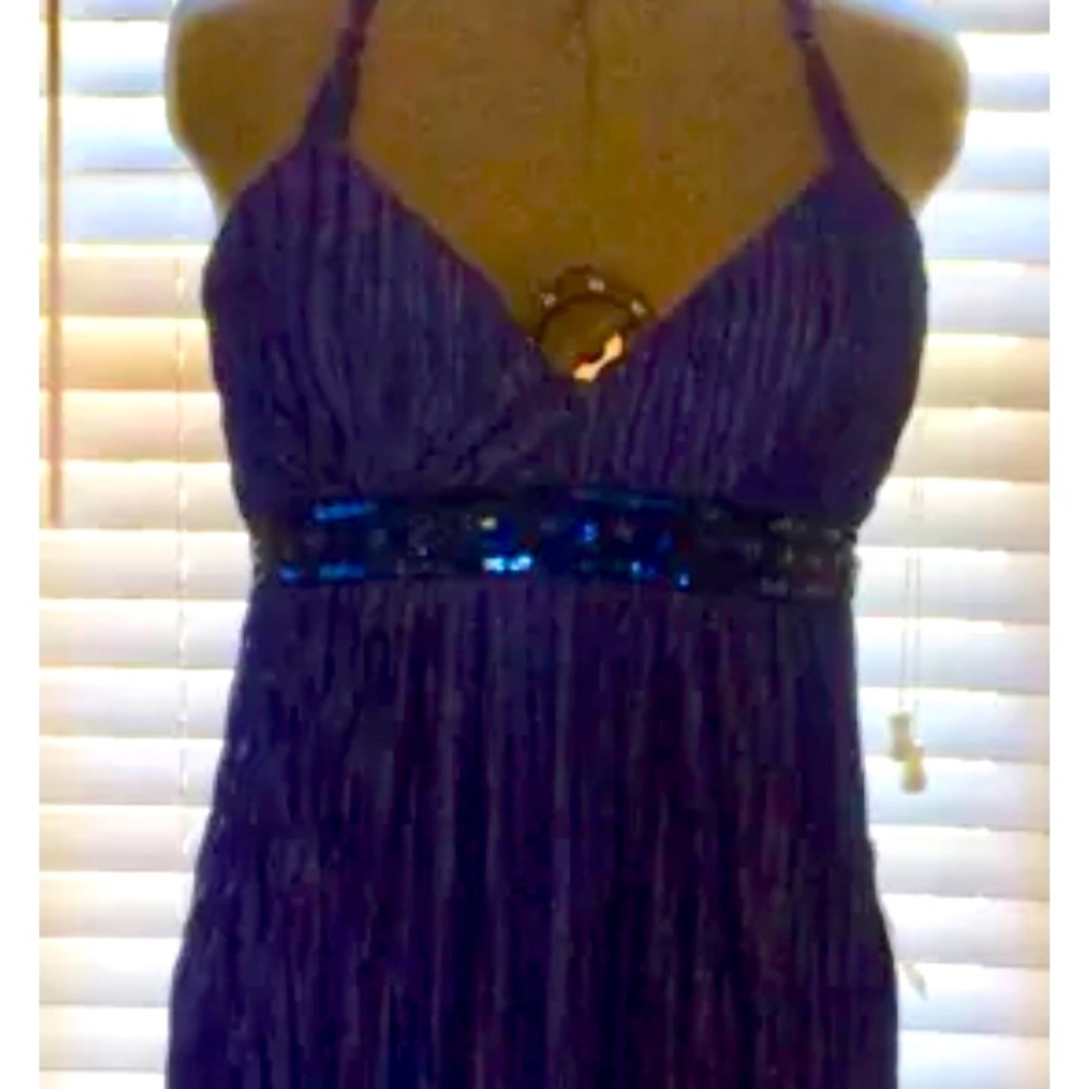 Jodi Kristopher Blue Dress 
Size Large (12-14)